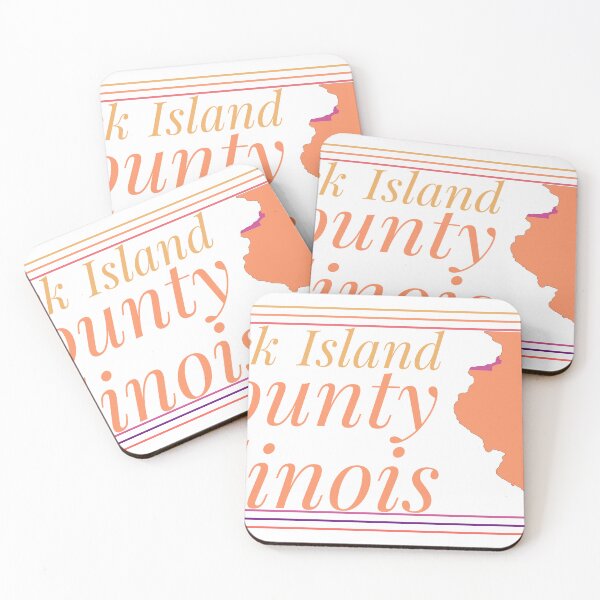 Item preview, Rock Island County Illinois Highlighted on State Map designed and sold by TheIconSmith.