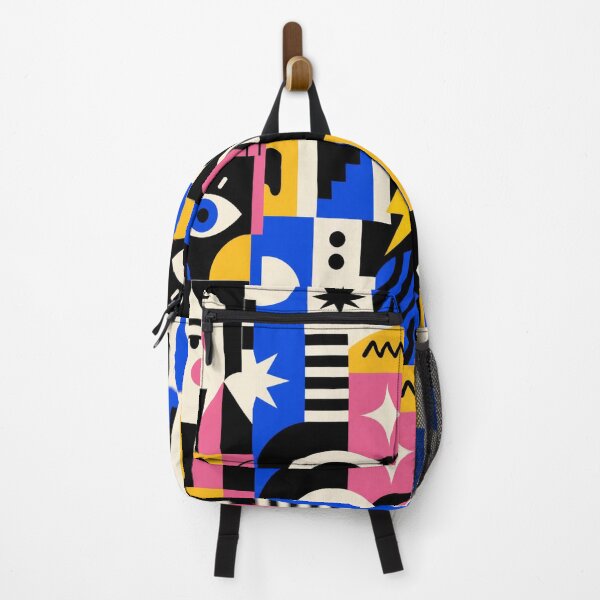 Item preview, Modern Bauhaus Face Pattern | Abstract Geometric Pop Art Design designed and sold by My Gluten Free Life UK.