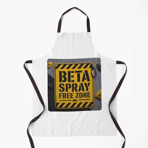 Item preview, Beta Spray Free Zone Funny Climbing Gym Warning Sign Tee Sticker Climber Gift designed and sold by sharifex.