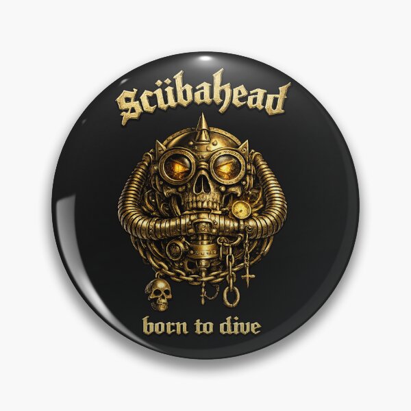 Item preview, STEAM PUNK SCUBAHEAD Born to Dive designed and sold by SCUBAHEAD.