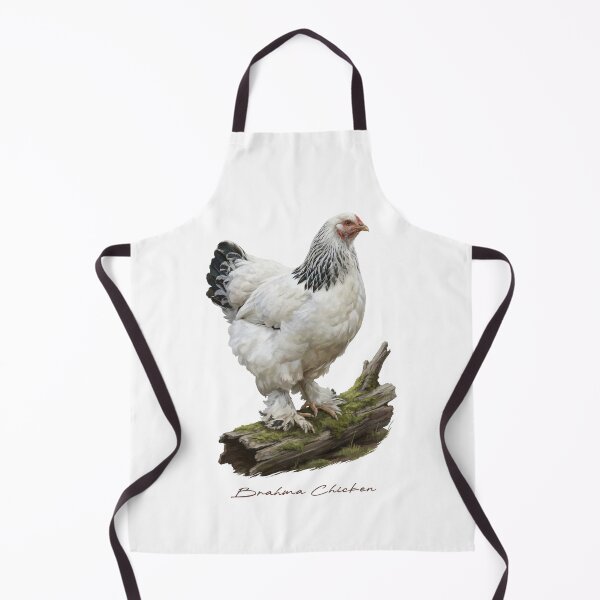 Item preview, Brahma Chicken on Mossy Wood Log Bird Illustration designed and sold by Takeda-art.