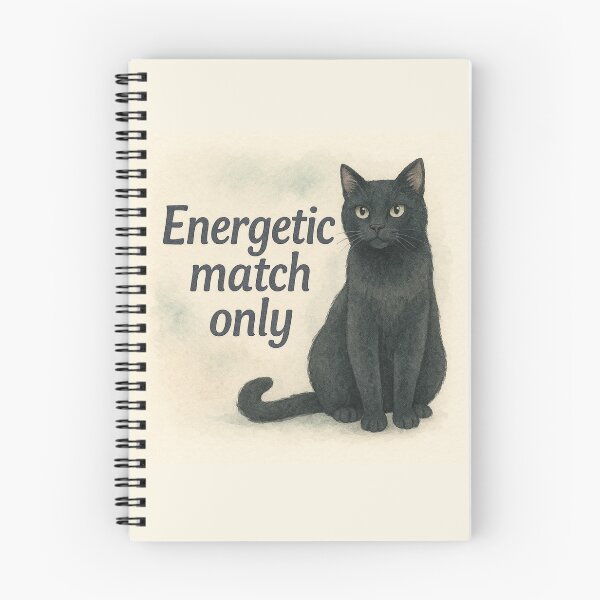 Item preview, Energetic match only Cat designed and sold by Krachtvanjehart.