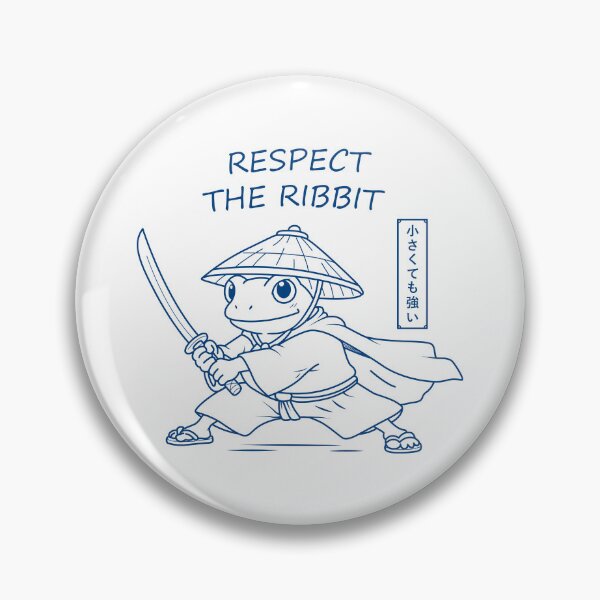 Item preview, Respect the Ribbit Samurai Frog | Cute Frog Warrior Funny Japanese Style  designed and sold by station-one.