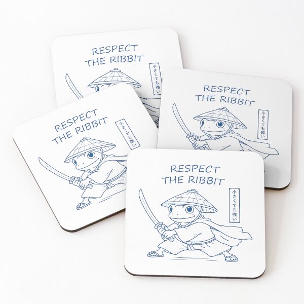 Item preview, Respect the Ribbit Samurai Frog | Cute Frog Warrior Funny Japanese Style  designed and sold by station-one.