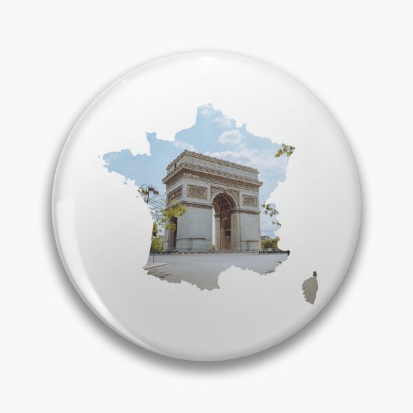 Item preview, France Map Arc de Triomphe Paris Architecture Silhouette designed and sold by Maroan93.