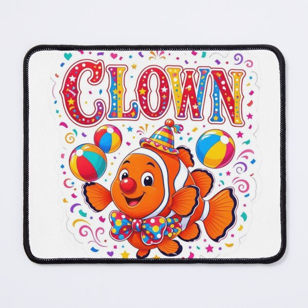 Item preview, Clownfish Circus Clown Sticker designed and sold by Imaginarium of Chaos falcon88 .