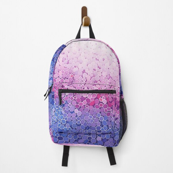 Item preview, Pastel Pink Blue Ombre Bubble Pointillism Abstract Pattern designed and sold by GrinGalore.