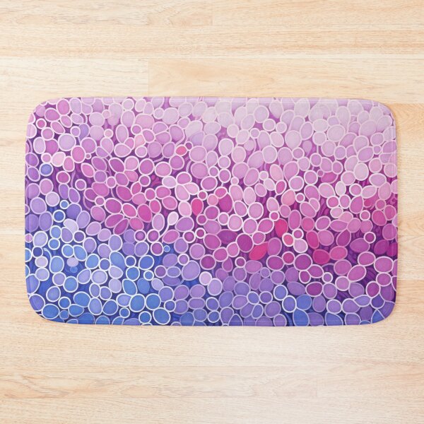 Item preview, Pastel Pink Blue Ombre Bubble Pointillism Abstract Pattern designed and sold by GrinGalore.