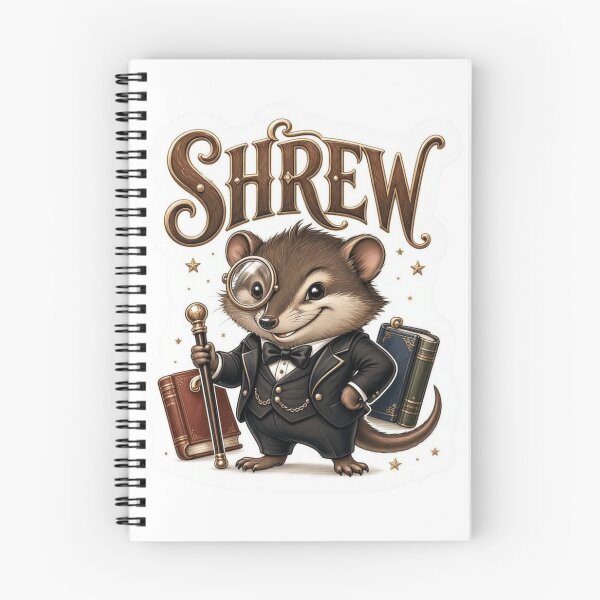 Item preview, SHREW Clever Gentleman Sticker designed and sold by Imaginarium of Chaos falcon88 .