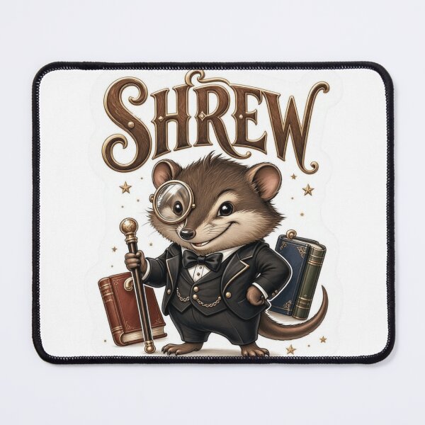 Item preview, SHREW Clever Gentleman Sticker designed and sold by Imaginarium of Chaos falcon88 .