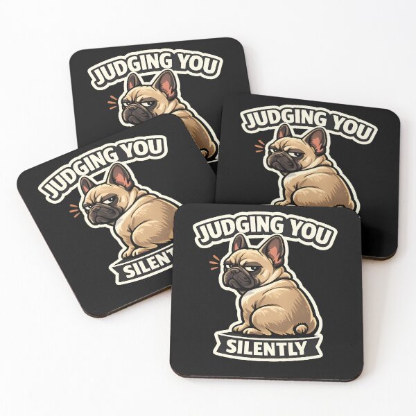Item preview, Judging you silently (French Bulldog) designed and sold by zerastore.