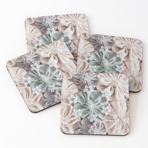 Item preview, Suffolk Puff fabric circles designed and sold by LyLauDesign.