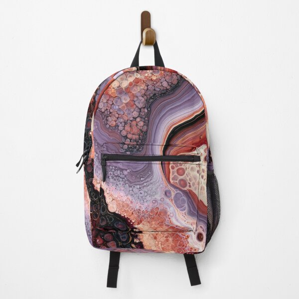 Item preview, Mauve Purple Terracotta Agate Fluid Marble Cellular Abstract Art designed and sold by GrinGalore.