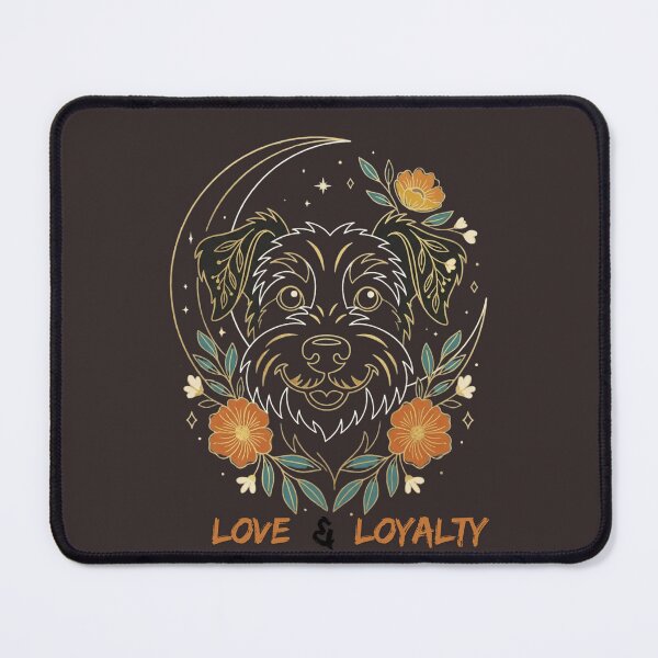 Item preview, Celestial Botanical Dog Line Art designed and sold by MedIA-store.