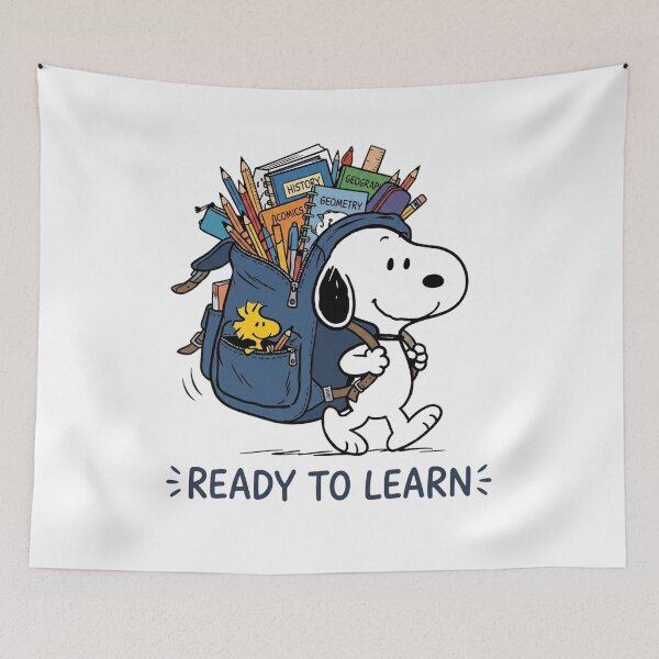Item preview, Snoopy Back To School Blue Backpack designed and sold by DamianRoy88.