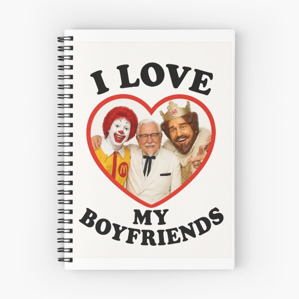 Item preview, Ronald mcdonal colonel sanders burger king kfc i love my boyfriends birthday funny prank meme gift weird designed and sold by CheeseBlueprint.
