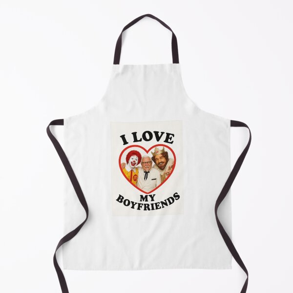 Item preview, Ronald mcdonal colonel sanders burger king kfc i love my boyfriends birthday funny prank meme gift weird designed and sold by CheeseBlueprint.