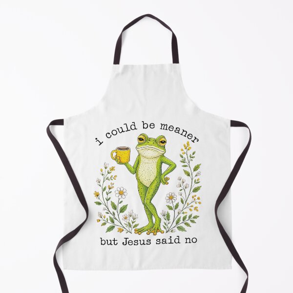 Item preview, I Could Be Meaner But Jesus Said No Frog designed and sold by studio-ssaam.