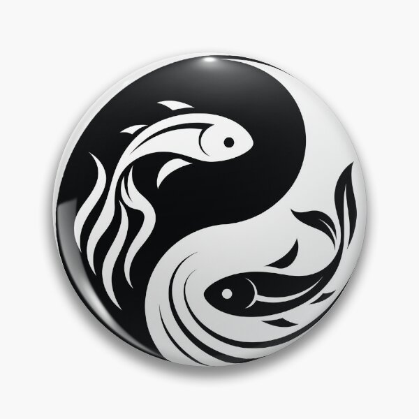 Item preview, yin yang symbol with fish designed and sold by TanyaLovus.