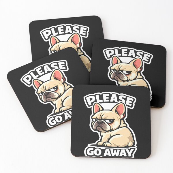 Item preview, Please Go Away (French Bulldog) designed and sold by zerastore.