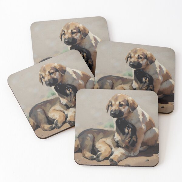 Item preview, Puppy Love in Oil designed and sold by tomorrowsart.