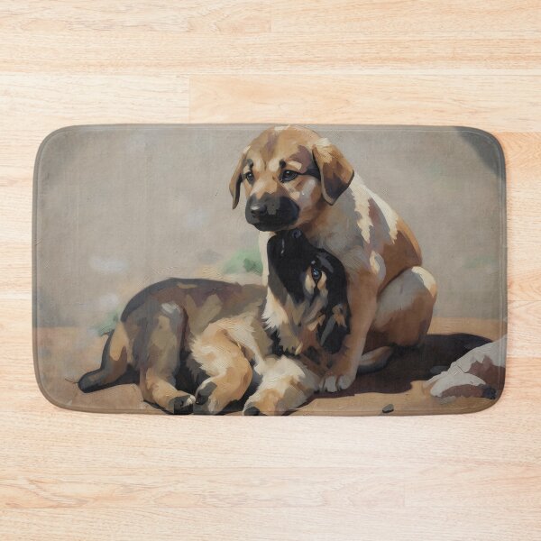 Item preview, Puppy Love in Oil designed and sold by tomorrowsart.