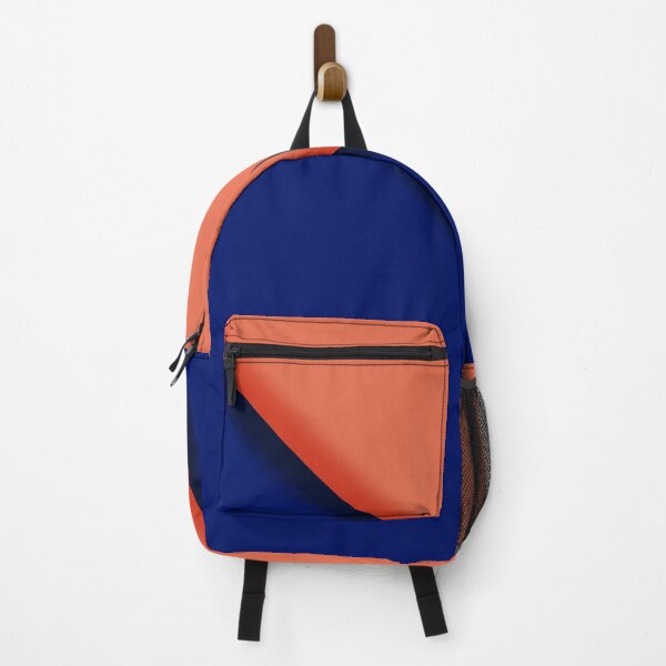 Item preview, Minimalist Coral Orange and Navy Blue designed and sold by pluielegere.