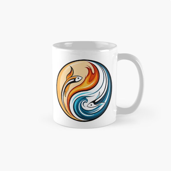 Item preview, yin yang symbol with fish designed and sold by TanyaLovus.
