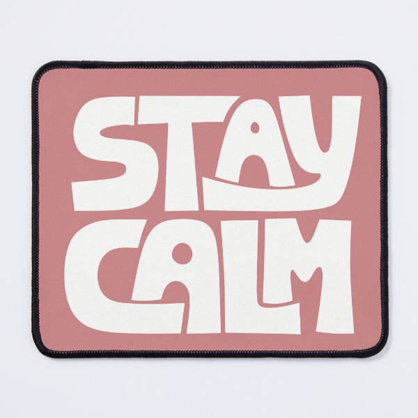 Item preview, Stay Calm Bold Typography Inspirational Quote Art designed and sold by sukimin.