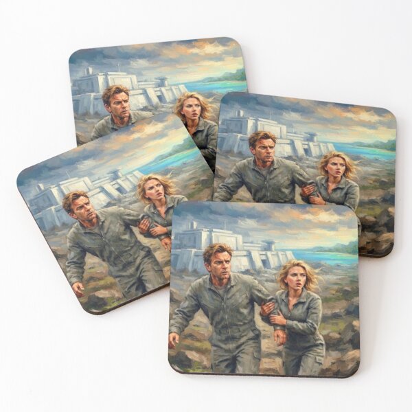 Item preview, The Island Sci-Fi Escape Fine Art Tribute designed and sold by Art's Diner.