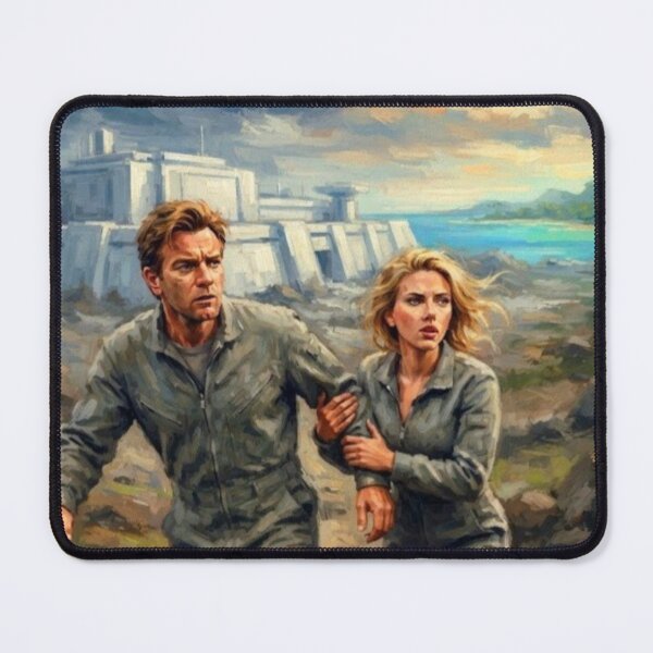 Item preview, The Island Sci-Fi Escape Fine Art Tribute designed and sold by Art's Diner.
