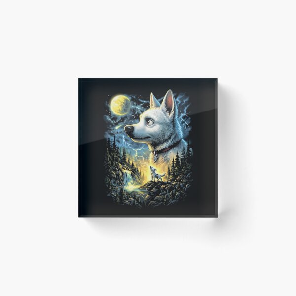 Item preview, Super Dog Thunder Magic Night designed and sold by DamianRoy88.