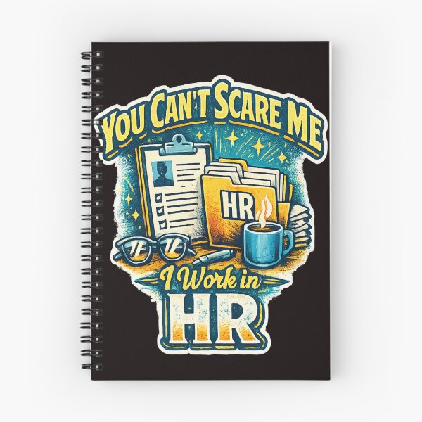Item preview, You Can't Scare Me I Work In HR Funny Human Resources Retro Neon Design designed and sold by CraftCharm.