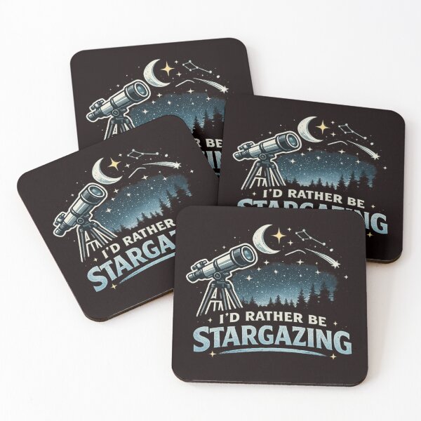Item preview, I'd Rather Be Stargazing – Amateur Astronomy Telescope Retro Design designed and sold by Tadeusz1.