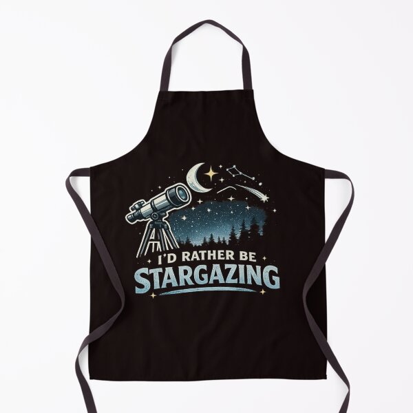 Item preview, I'd Rather Be Stargazing – Amateur Astronomy Telescope Retro Design designed and sold by Tadeusz1.