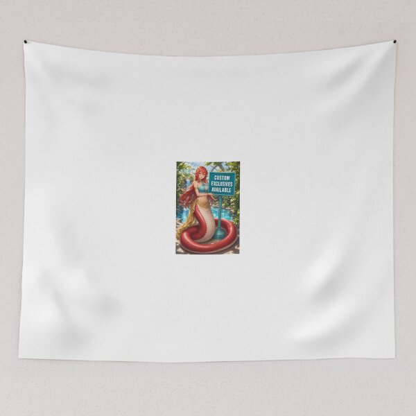 Item preview, Redhaired Lamia Holding Custom Sign designed and sold by CathryneDelamort.
