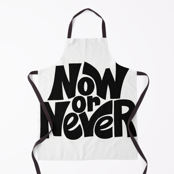 Item preview, Now or Never Bold Lettering Typography Graphic Illustration designed and sold by sukimin.