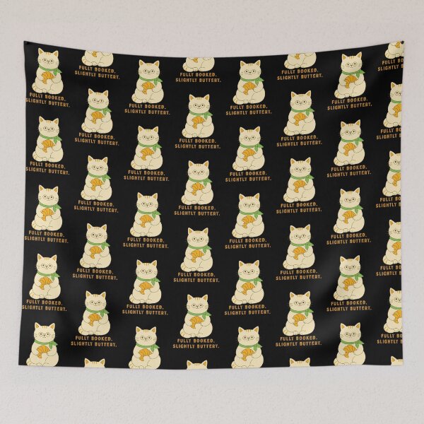 Item preview, Fully Booked Slightly Buttery Cat Shirt, Book Lover Cat T-Shirt, Croissant Cat Graphic Tee, Cute Reader Gift, Librarian Cat Aesthetic, Cozy Bookish Shirt designed and sold by KAYJAY DESIGNS.