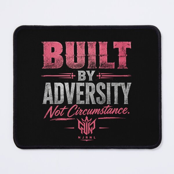 Item preview, Built by Adversity Not Circumstance Motivation designed and sold by NJRNL Apparel .