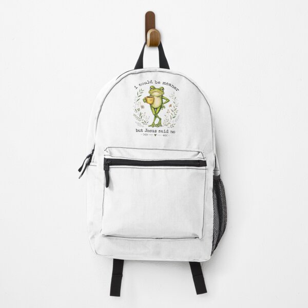 Item preview, I Could Be Meaner But Jesus Said No Cute Frog designed and sold by charoen-design.