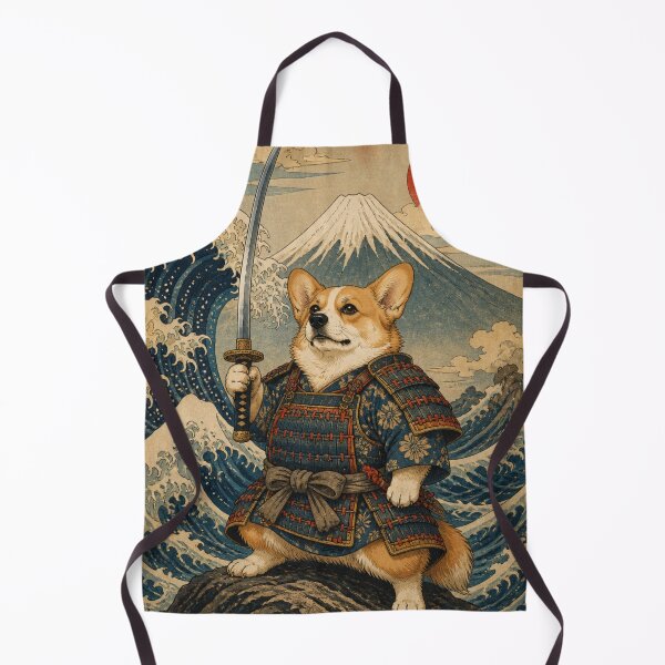 Item preview, Samurai Corgi – Japanese Ukiyo-e Style Warrior Dog with Katana Tri-blend designed and sold by vekotpu.
