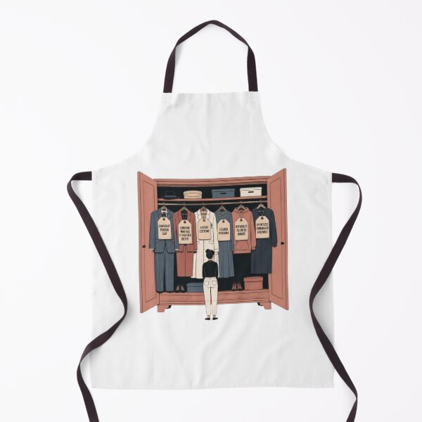 Item preview, Imposter Syndrome Social Personas Wardrobe Illustration designed and sold by ByKayaPrints.