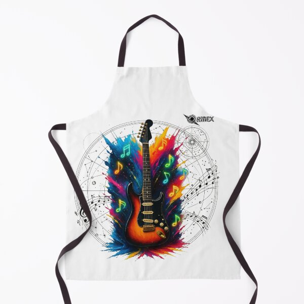 Item preview, Electric Guitar Cosmic Music Art designed and sold by ORINEXStudio.