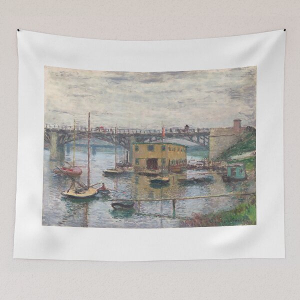 Item preview, Cityscape painting by claude monet Dreamy Monet-Inspired Nature Painting designed and sold by Matari-matari.