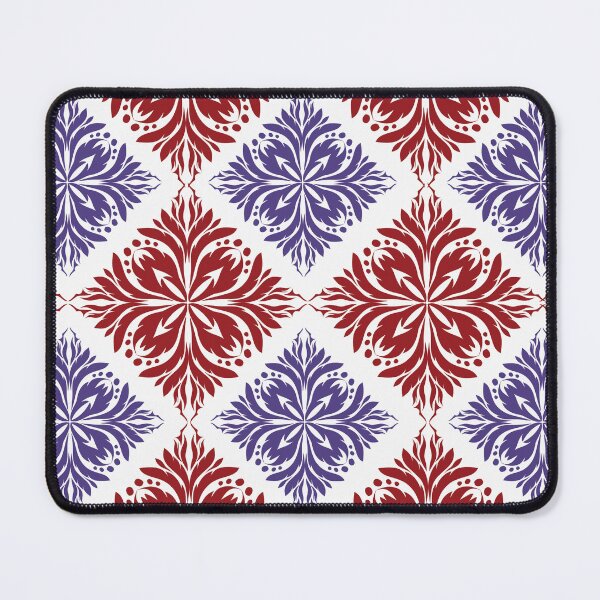Item preview, Seamless vintage damask pattern with red and purple floral ornamental tiles vector illustration designed and sold by AjjimaJKM.