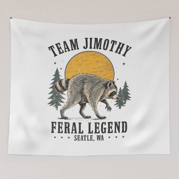 Item preview, Team Jimothy Feral Regend Raccoon  designed and sold by charoen-design.