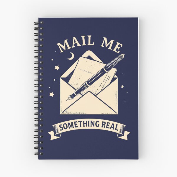 Item preview, Mail Me Something Real - Vintage Snail Mail Design designed and sold by dude-sign.