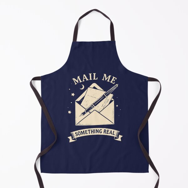 Item preview, Mail Me Something Real - Vintage Snail Mail Design designed and sold by dude-sign.