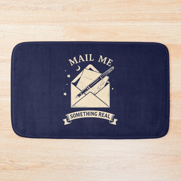 Item preview, Mail Me Something Real - Vintage Snail Mail Design designed and sold by dude-sign.