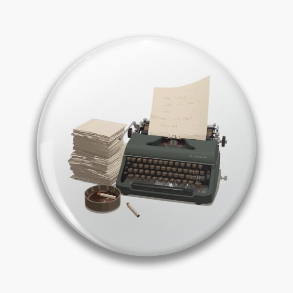 Item preview, Vintage Typewriter Writer Desk Retro Literature Illustration designed and sold by ByKayaPrints.